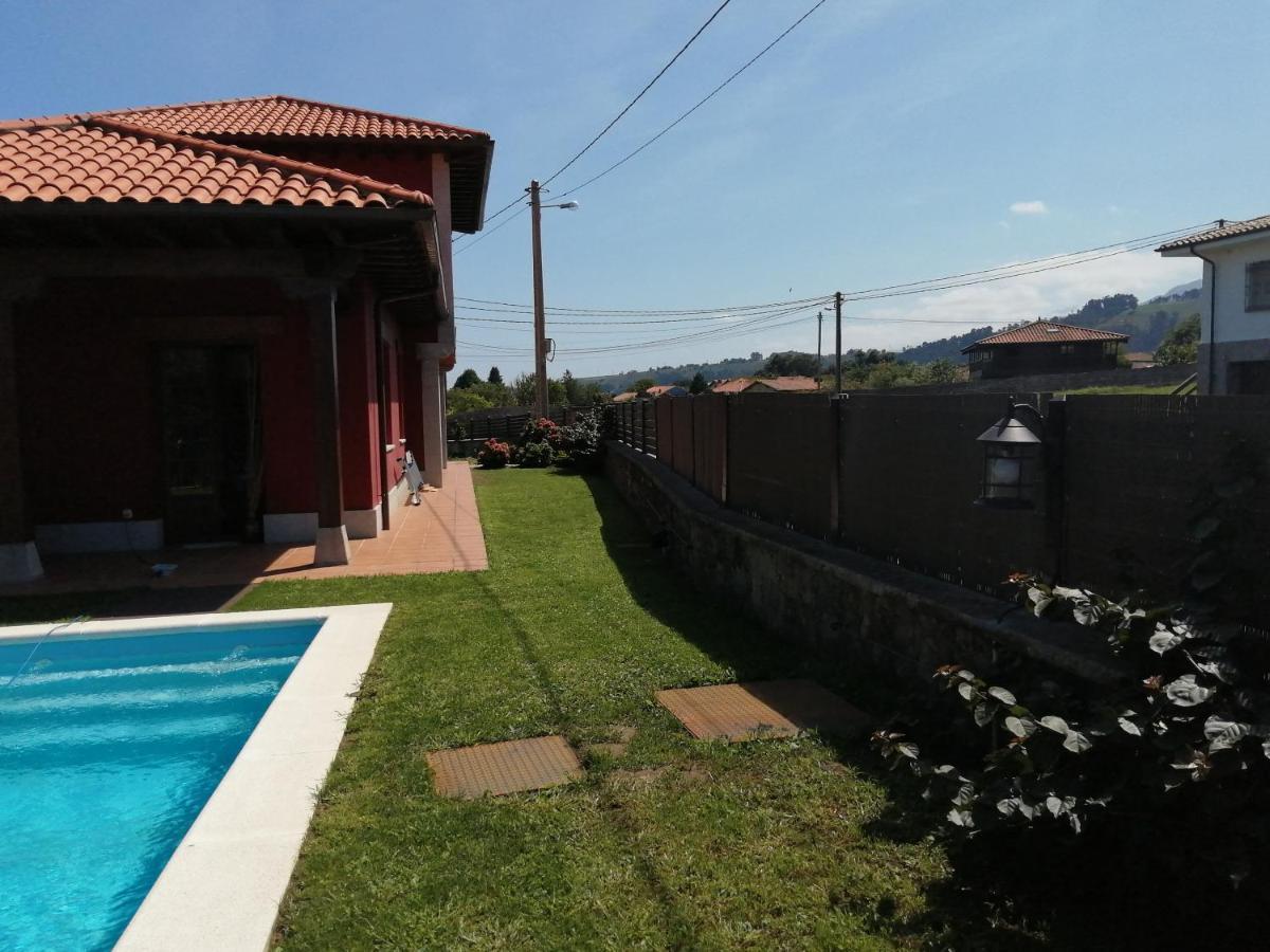 La Casa Roja Asturias Villa Hontoria Exterior photo